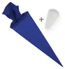 itenga Set Blau Bastelschultüte Rohling 70 cm rund + Produktbild-Vorschau 1