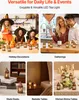 SucceBuy 12 sztuk dekoracyjnych lampionów ze świecami LED Podgląd zdjęcia produktu 6