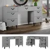 A vanity table with multiple drawers, presented in a room setting with a window view. Podgląd zdjęcia produktu