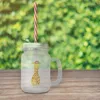 Mr. & Mrs. Panda Glas Giraffe Blumenkranz - Transparent - Produktbild-Vorschau 2