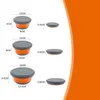Faltbare Silikonschüsseln mit Deckel 3er-Set – Produktbild-Vorschau 5