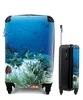 MuchoWow® Koffer Handgepäck Trolley Rollkoffer Kleine Produktbild-Vorschau 1