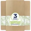 Frühstücksbrettchen Holzbrett Buche 22x12x1 cm, Menge:3 Produktbild-Vorschau 1