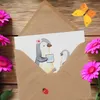 Mr. & Mrs. Panda Glückwunschkarte Logopädin Herz - Weiß - Produktbild-Vorschau 3