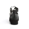 SPRITE-02 Damen Sandale von DemoniaCult, Schwarz  , EU 39, Produktbild-Vorschau 4