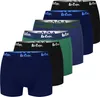 Lee Cooper Boxer da uomo in cotone verde navy 6 pezzi Anteprima dell’immagine prodotto 2