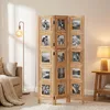 Homestyle4u Foto Paravent Raumteiler 3 teilig Fotowand Holz Produktbild-Vorschau 1