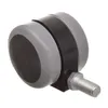 A close-up studio shot of a single caster wheel with a threaded bolt. Náhľad obrázku produktu