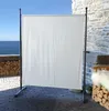 Paravent Outdoor Wetterfest 150 x 190 cm Weiß | Raumteiler Produktbild-Vorschau 7