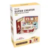 puzzle 3D, mini-casa fai da te, gelato pieno di gusti, Anteprima dell’immagine prodotto 12