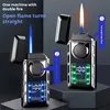 Multi-Functional Dual Flame Lighter, Jetflamme, Produktbild-Vorschau 3