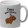 Capy Birthday Glitzer-Kaffeebecher mit niedlichem Capybara Produktbild-Vorschau 1