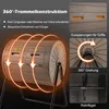 COSTWAY 142L bubnový kompostér, záhradný kompostér s Náhľad obrázku produktu 6