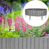 GARDENIX 2,3 m Bordo per aiuola effetto legno, bordo per Anteprima dell’immagine prodotto 2