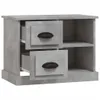 The Living Store Nachttisch Betongrau 60x35,5x45 cm Produktbild-Vorschau 6