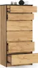 Kommode SAVRILA mit 6 Schubladen, Craft Eiche, 130 cm hoch, Produktbild-Vorschau 2