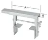VORMANN Heizkörperkons. L 260mm,B 35mm zum Anschrauben Produktbild-Vorschau 3