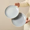 Teller Set 6-teiliges Ø19,5 cm Keramik Essteller, Speise- & Produktbild-Vorschau 5