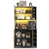 Merax Armoire de cuisine avec éclairage d'ambiance LED et Voir les images du produit 10