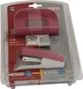 Novus Twinset Heftgerät E15/ Locher E 210 fresh pink/grau, Produktbild-Vorschau 5