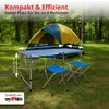 Grafner Campingtisch Sitzgarnitur klappbar Aluminium Produktbild-Vorschau 2