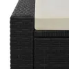 vidaXL Doppel-Sonnenliege Poly Rattan Schwarz -  Produktbild-Vorschau 5
