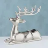 Flaschenständer Flaschenhalter Hirsch Metall Silberfarben_Natur24 Produktbild-Vorschau
