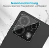 Close-up of a smartphone camera lens protector with water droplets on it. Produktbild-Vorschau