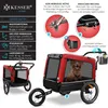 KESSER® Hundeanhänger Boxer 3-in-1 Hundebuggy & Jogger Produktbild-Vorschau 2
