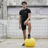 Matchu Sports Gymnastikball (45 cm Gelb Anti-Burst) mit Produktbild-Vorschau 6
