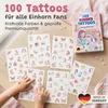 EULENTALER® Tattoos für Kinder [Dermatest ] I 100 Produktbild-Vorschau 2
