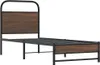 vidaXL Rám postele bez matrace 80x200 cm hnědý dubový Náhled obrázku produktu 3