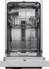The interior of an open dishwasher. Produktbild-Vorschau