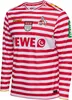 HUMMEL 1FCKöln 25/26 Karneval Jersey L/S WHITE/TRUE RED Produktbild-Vorschau 1