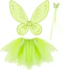 WIDMANN Kinderkostüm Magic Fairy grün Produktbild-Vorschau 3