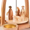 Pyramide natur, Christi-Geburt (helle Tüllen) Breite x Höhe Produktbild-Vorschau 4