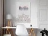 Italienischer Leinwand Leinwandbild - Berlin in Produktbild-Vorschau 2