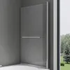 doporro Duschwand für Badewanne Badewannenaufsatz 90x140cm Produktbild-Vorschau 4