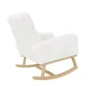 Silla mecedora INONEFT con respaldo alto, sillón oscilante, Vista previa de la imagen del producto 12