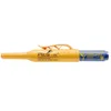 A yellow and blue marker pen with a clip, isolated on a white background. Produktbild-Vorschau