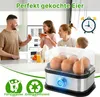 Eierkocher für 6 Eier, Dampfgarer, für Frühstückseier von Produktbild-Vorschau 2