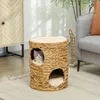 PawHut Krabton, 50 cm hoog, kattenhuis met 2 holtes, Productafbeelding-voorbeeld 2
