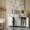 Apothekerkommode COLMAR, Weiß - Sideboard mit 3 Schubladen Produktbild-Vorschau 2