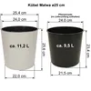 Kunststoff-Abdeckleiste F25Cm Lamelle Malva Produktbild-Vorschau 2