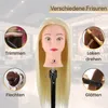 Desire of Goods Übungskopf Friseurkopf Weißblond – Produktbild-Vorschau 3