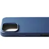 A close-up side view of a dark blue phone case with a camera cutout. Podgląd zdjęcia produktu
