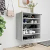 vidaXL Botník betonový šedý 60x35x70 cm odvozený dřevěný Náhled obrázku produktu 3