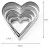 1 Set Ausstechformen aus Edelstahl, Herz-Plätzchenform, Produktbild-Vorschau 8