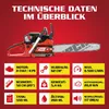 Kettensäge Motorsäge Benzin HECHT 62 | 45cm Schwert 40cm Produktbild-Vorschau 9