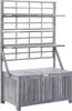 vidaXL Aufbewahrungstruhe mit Rankgitter 99x55x160cm Produktbild-Vorschau 1